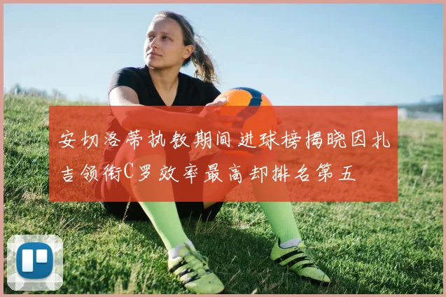 安切洛蒂执教期间进球榜揭晓因扎吉领衔C罗效率最高却排名第五